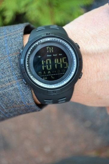 Розумний наручний годинник Skmei 1250 Smart Clever (Чорний)