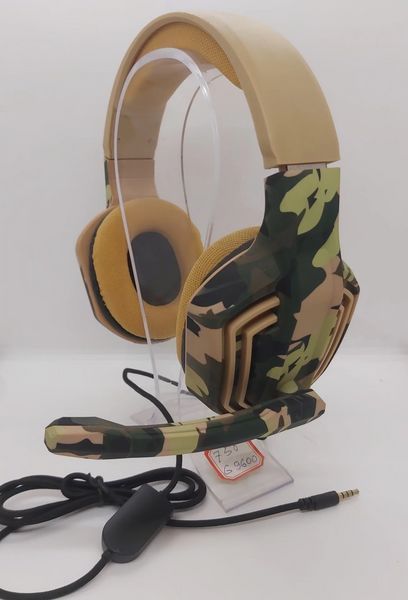 Геймерські дротяні навушники Kotion Each G9600 з підсвічуванням (Камуфляж)