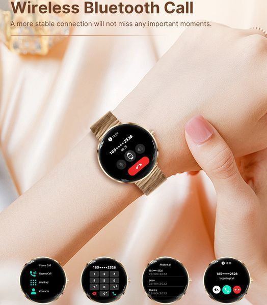 Умные смарт часы Smart Luna Ocean Blue (3 ремешка)