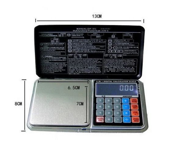 Ювелірні ваги DP-01 1000г /0.1 г (з вбудованим калькулятором)