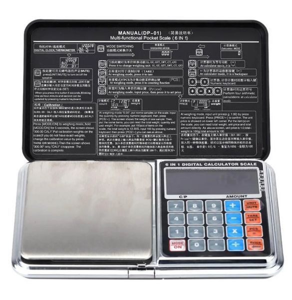 Ювелірні ваги DP-01 1000г /0.1 г (з вбудованим калькулятором)