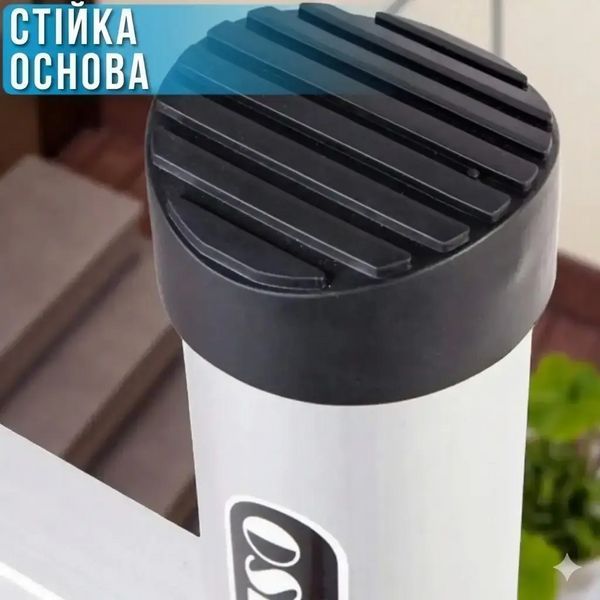 Драбина розкладна телескопічна 3.5 м (алюмінієва)