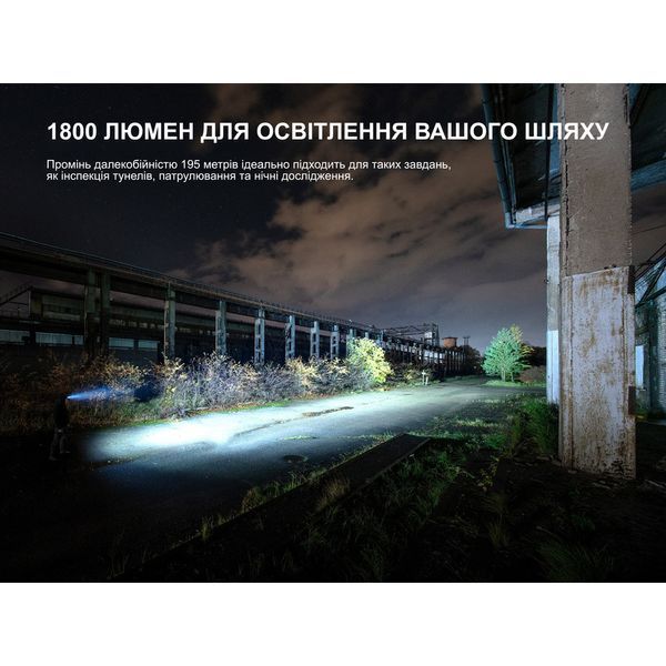 Мультифонарь Fenix HM61R V3.0 1800лм с белым и красным светом (Черный)