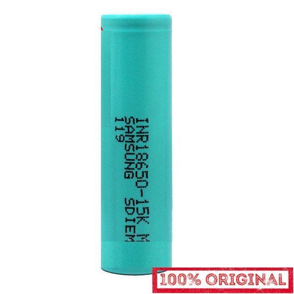 Акумулятор Samsung Li-ion INR18650 15K 1500mAh (15A) високотоковий