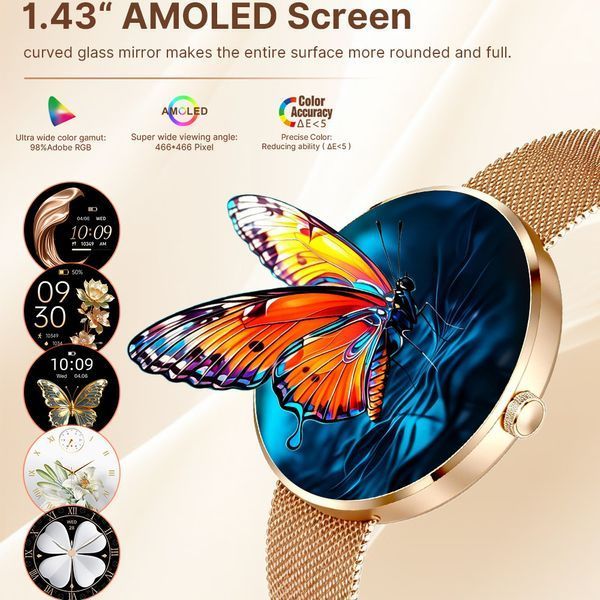 Умные смарт часы Smart Luna Ocean Blue (3 ремешка)