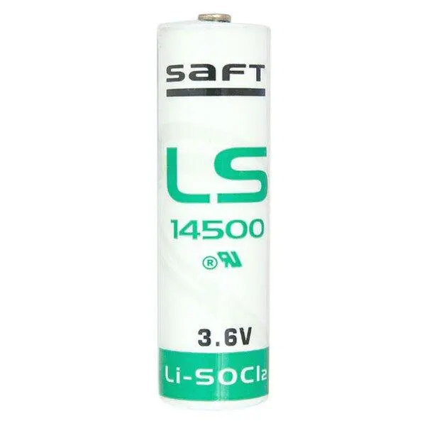 Батарейка литиевая Saft LS14500 (LiSOCl2) STD 3.6V (Белая)