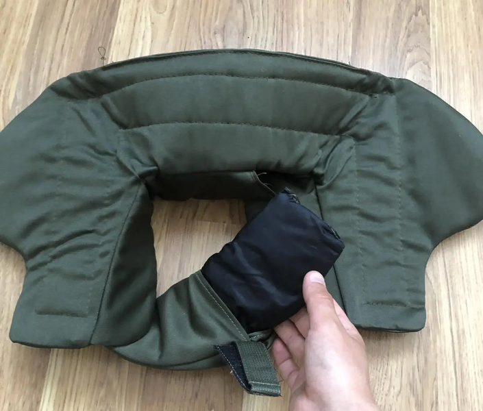 Тактичний захист шиї плечей та горла Темп-3000 захисний комір до бронежилета Оливковий