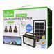 Комплект для освещения на солнечных батареях CClamp CL-03 30W + фонарь + лампы + Power Bank