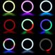 Светодиодная кольцевая лампа MJJ-36см USB LED RGB с держателем для телефона