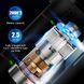 Насос аккумуляторный цифровой AIR CZK-3668 50W Type-C с фонариком и переходниками
