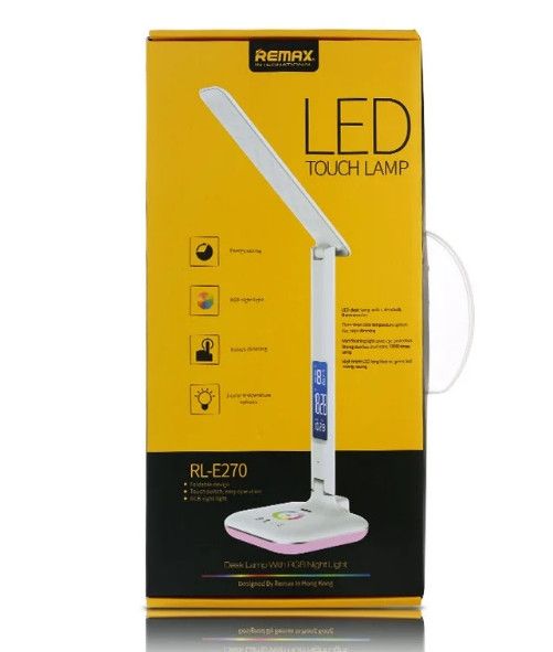 Настольная LED лампа Remax LED Light RL-E270 с дисплеем White