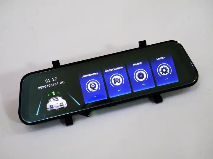 Зеркало с видеорегистратором L1027 10'' (2 камеры) touch AHD