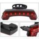 Задняя велофара BG-806-11SMD (красный) ЗУ + micro USB + звонок + поворотники