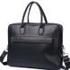 Сумка для ноутбука Tiding Bag (40 х 30 х 8 см) портфель із натуральної шкіри Чорний