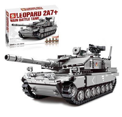 Німецький Конструктор бойовий танк Леопард 2А7 Технік (898 деталей)