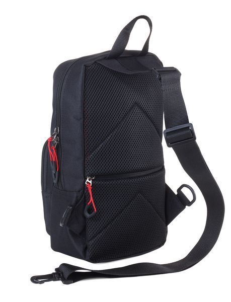Рюкзак міський Troika Cross Bag 5 л через плече Чорний