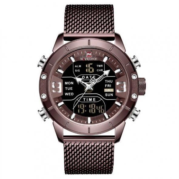 Мужские наручные часы Naviforce Tesla Brown NF9153