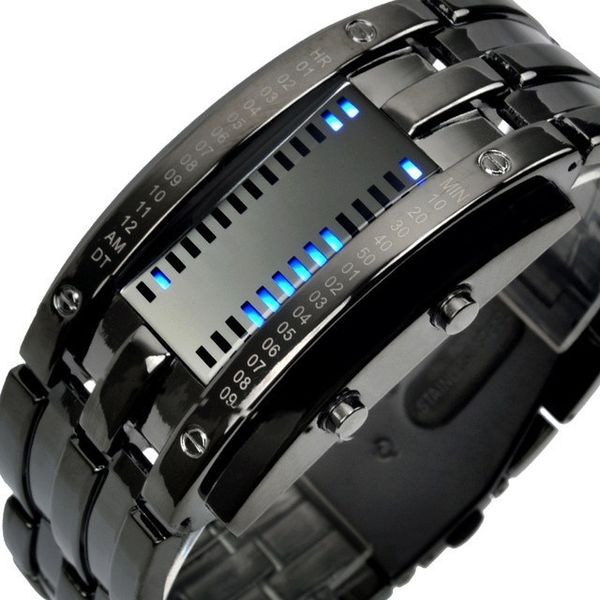 Унікальний бінарний чоловічий годинник Skmei 0926 (Чорний)