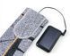 Носки с подогревом и блоком питания 4000mAh 38-44р. (Серый с ромбами)