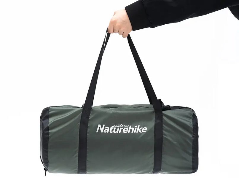 Туристический коврик для пикника Naturehike 180x145см (Бело-зеленый)