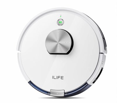 Робот-пилосос ILife L100 для сухого та вологого прибирання з підтримкою Wi-Fi (Білий)