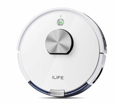 Робот-пылесос ILife L100 для сухой и влажной уборки с поддержкой Wi-Fi (Белый)