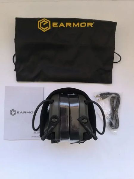 Активні захисні навушники Earmor M31 Plus (Оливковий)