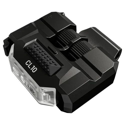 Фонарь на клипсе Nitecore CL10 белый + красный + синий свет 45лм 2хAAA (5 режимов)