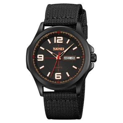 Чоловічий наручний годинник Skmei 9315 (Чорний)