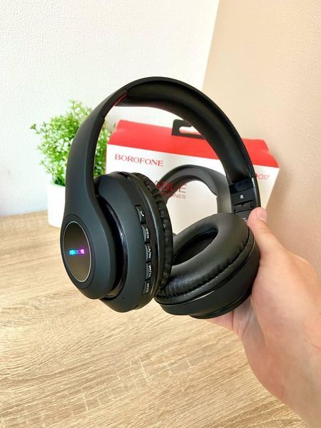 Бездротові навушники Borofone BO17 Bluetooth V5.0 (Чорний)
