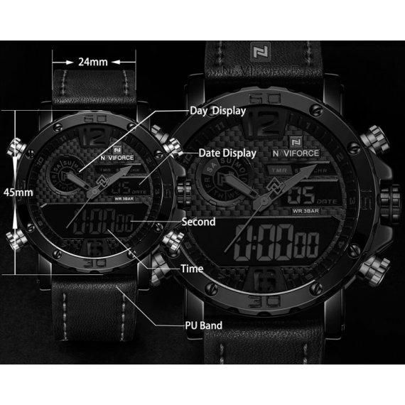 Часы мужские наручные Naviforce Next 9134 (Black)
