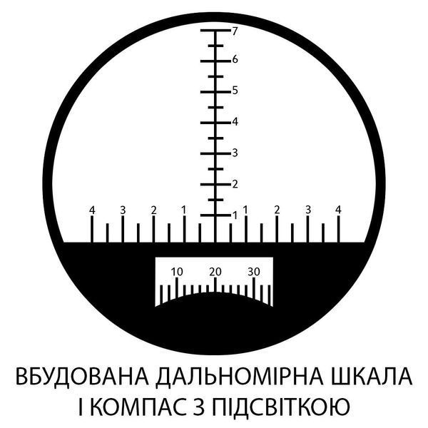 Бінокль морський General 10x50 з компасом Камуфляж
