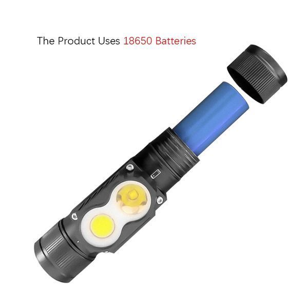 Фонарь налобный аккумуляторный PL-101L 5840 Type-C 1х18650 красный свет (6 режимов)