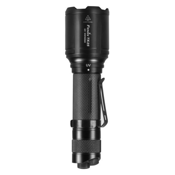 Ручний тактичний ліхтарик Fenix TK25 UV Cree XP-G2 1000лм 1x18650 (Чорний)