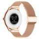 Жіночий розумний наручний годинник Smart Milano Gold Steel 2 ремінця