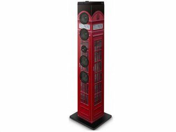 Мультимедійна Bluetooth колонка Telephone box 40 Вт FM-радіо та пульт ДК (Червоний)