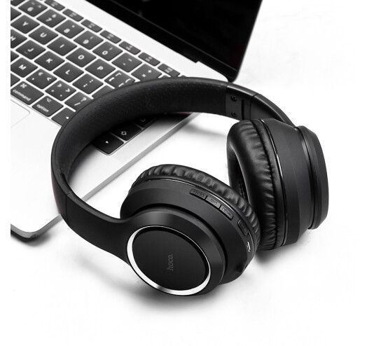 Бездротові bluetooth навушники Hoco W28 Journey (Чорний)