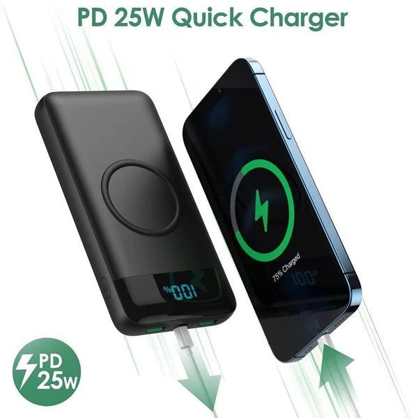 Зарядное устройство Power Bank HX160Q2 30800mAh 25W-PD (2USB+Type-C) Черный