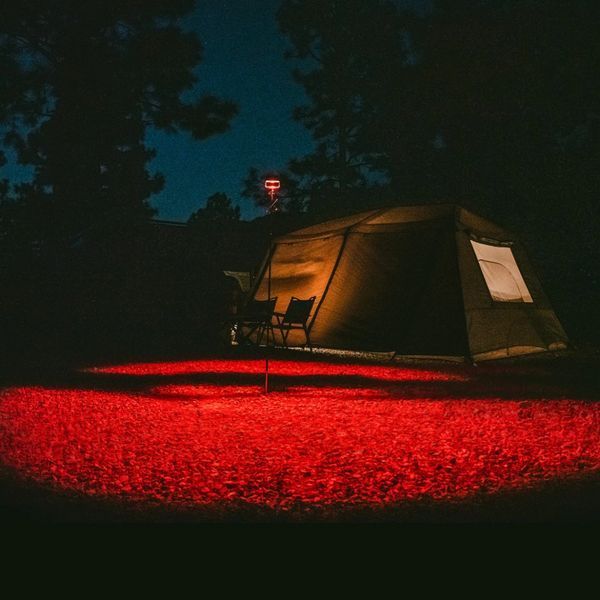 Ліхтар прожектор Naturehike CNK2300012 з білим та червоним світлом Зелений