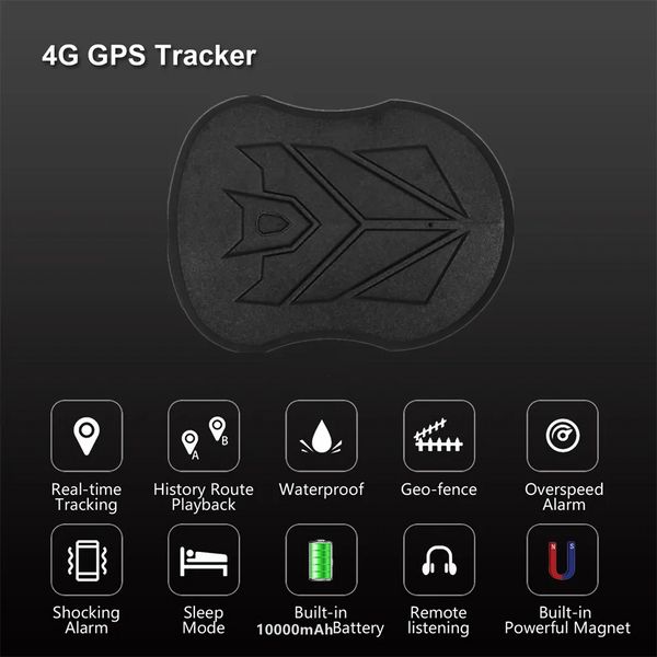 Мощный магнитный GPS-трекер SinoTrack ST-915 на 180 дней 10400мАч с микрофоном