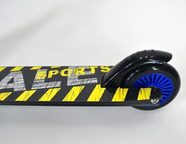 Труковий двоколісний самокат Scale Sports Tornado на підшипниках Abec-9 (Синій)
