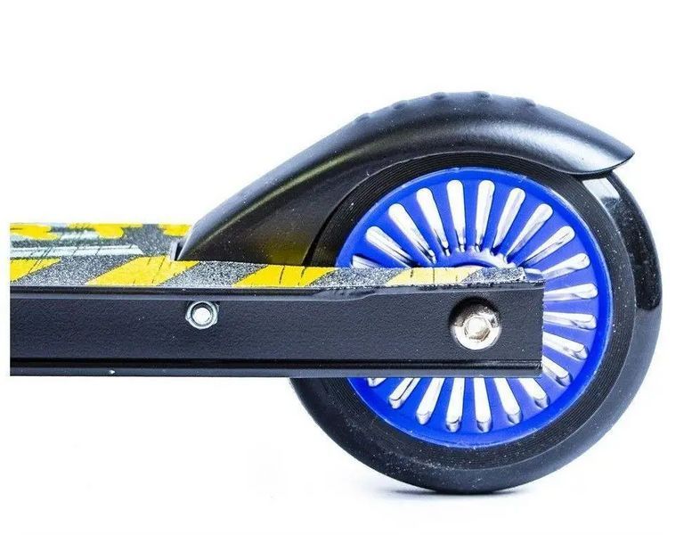 Труковий двоколісний самокат Scale Sports Tornado на підшипниках Abec-9 (Синій)