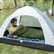 Надлегкий спальний мішок Naturehike LW180 NH21MSD04 Правий (15&deg;C) розмір M (Темно-зелений)