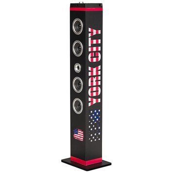 Мультимедійна Bluetooth-колонка New York 40W USB FM-радіо та пульт ДК Чорний
