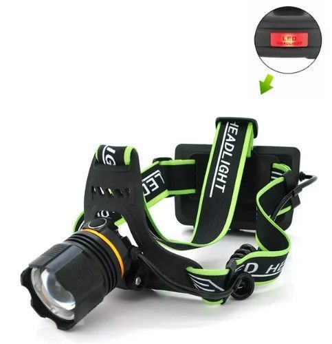 Налобний ліхтар BL-A13-3-P360 zoom + Powerbank + Type-C + 3х18650 (3+1 режим)