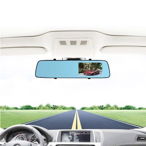 Дзеркало для машини L1022 L9003 Touch screen 4.3" 1080P Full 2 камеры