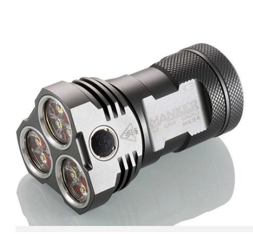 Мощный фонарь Manker MK34 8000lm 12xCree XPG3 + подарок