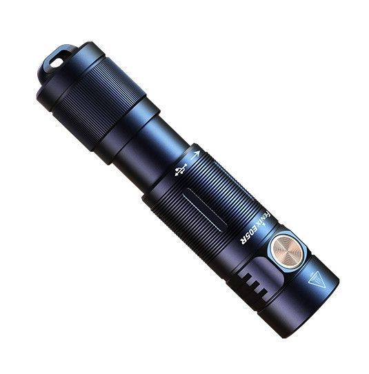 Ручний міні ліхтарик Fenix E05R 400лм Micro-USB (Чорний)