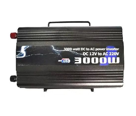 Универсальный автомобильный инвертор UKC 12V/220V 3000W преобразователь напряжения