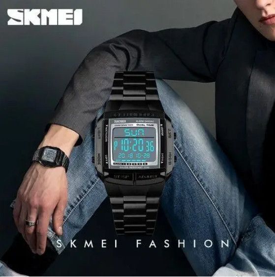 Спортивний годинник Skmei Illuminator Чорний